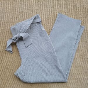 Counterparts: Belted Stretch‎ Striped Pant